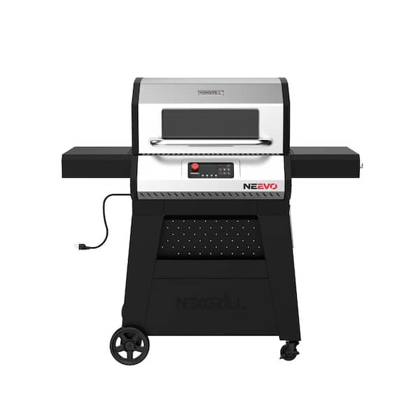 Nexgrill 720-1054 Neevo 720 Propane Gas Digital Smart Grill in Black with Stainless Steel Front Panel and Lid - 1