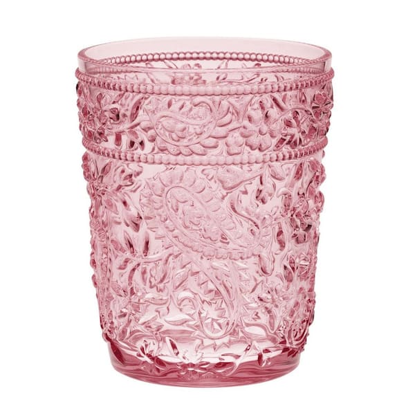 13 oz. Acrylic Pink Drinking Glasses(Set of 4)