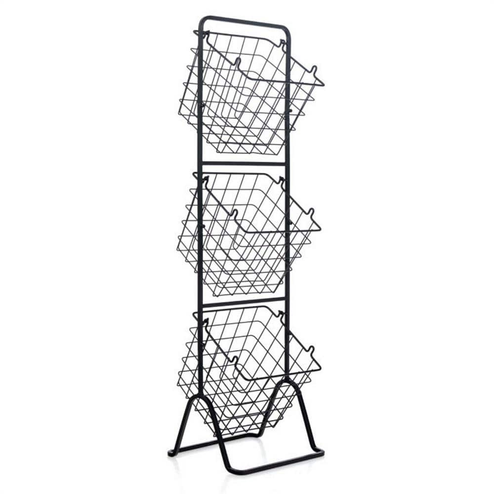 Aoibox 3Tier Fruit Baskets Stand with Adjustable Heights SNSA22IN452