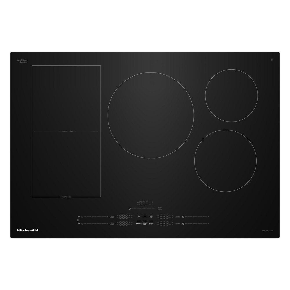 30 in. 5 Elements Induction Electric Cooktop in Black with Temp Cook Induction Technology