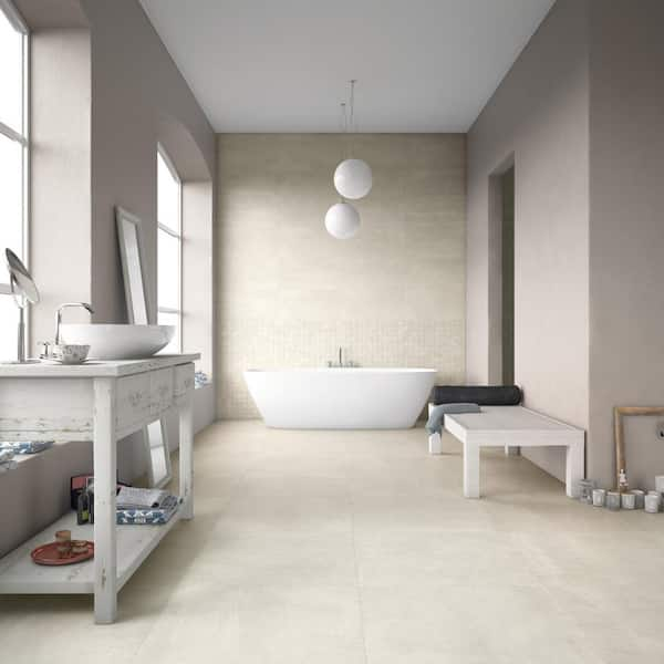 EMSER TILE Uptown Sugar Hill Matte 23.62 in. x 47.24 in. Porcelain