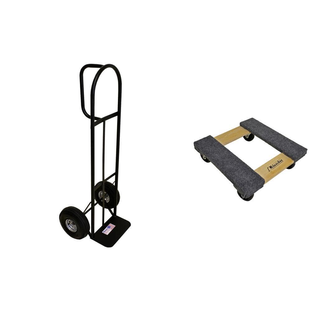 Milwaukee 800 lbs. D-Handle Hand Truck + 800 lbs. Furniture Dolly