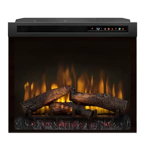 Multi-Fire XHD 28 in. Built-in Electric Fireplace Firebox with Logs