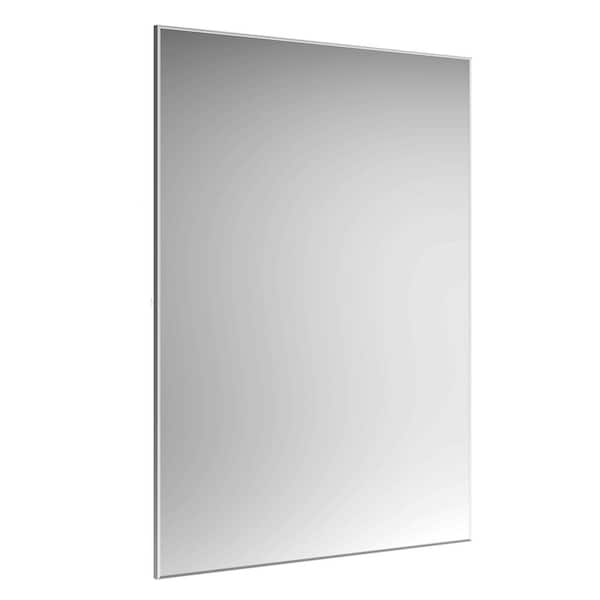 Unbranded 60 in. W x 36 in. H Oversized Rectangle Bathroom Vanity Mirror with Sliver Frame Decorative Large Wall Mounted Mirrors