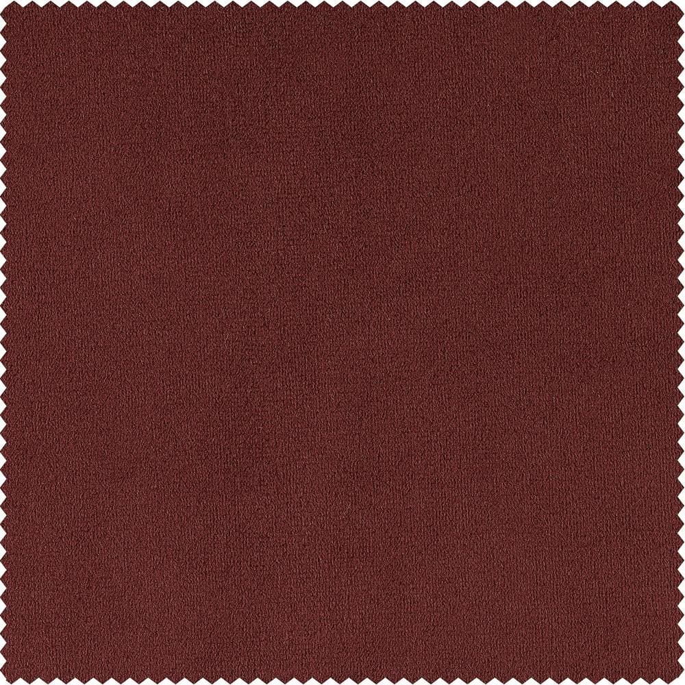 Burgundy Velvet Blackout Window Panel 50" x 108"