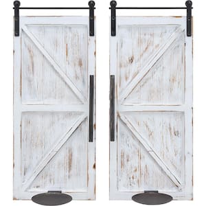 Eastman Farmhouse Barn Door Wall Sconce 2-Piece Set