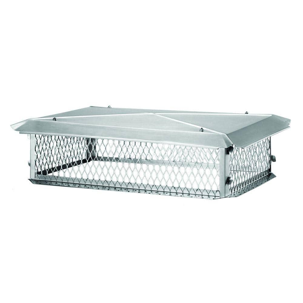 BigTop 29 In X 17 In X 10 In H Chimney Cap In Stainless Steel   Bigtop Chimney Caps Bt1729k 10w 64 1000 