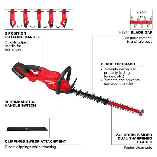 ミリーページ Milwaukee M18 FUEL 18V 24 in. Brushless Cordless Battery Powered