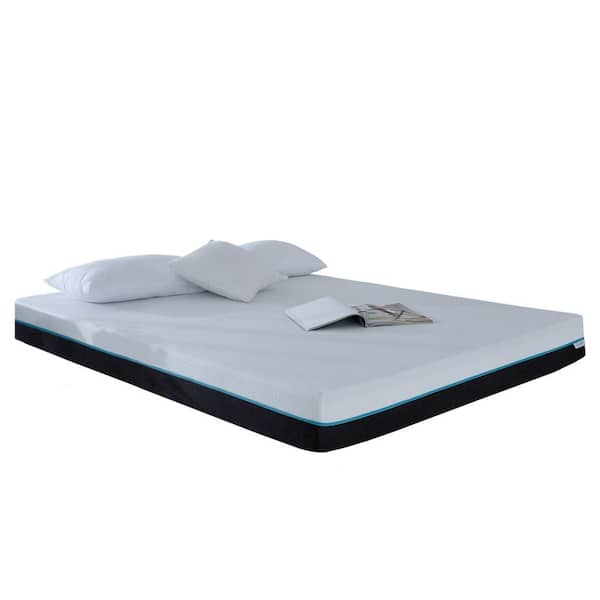 DEVON & CLAIRE Abbyson Twin Firm Gel Memory Foam 8 in. Bed-in-a-Box Mattress