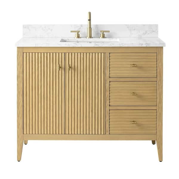 ◆naosandesu◆ Pittman 42in Muse Gray Single Sink Bathroom Vanity | Whalen