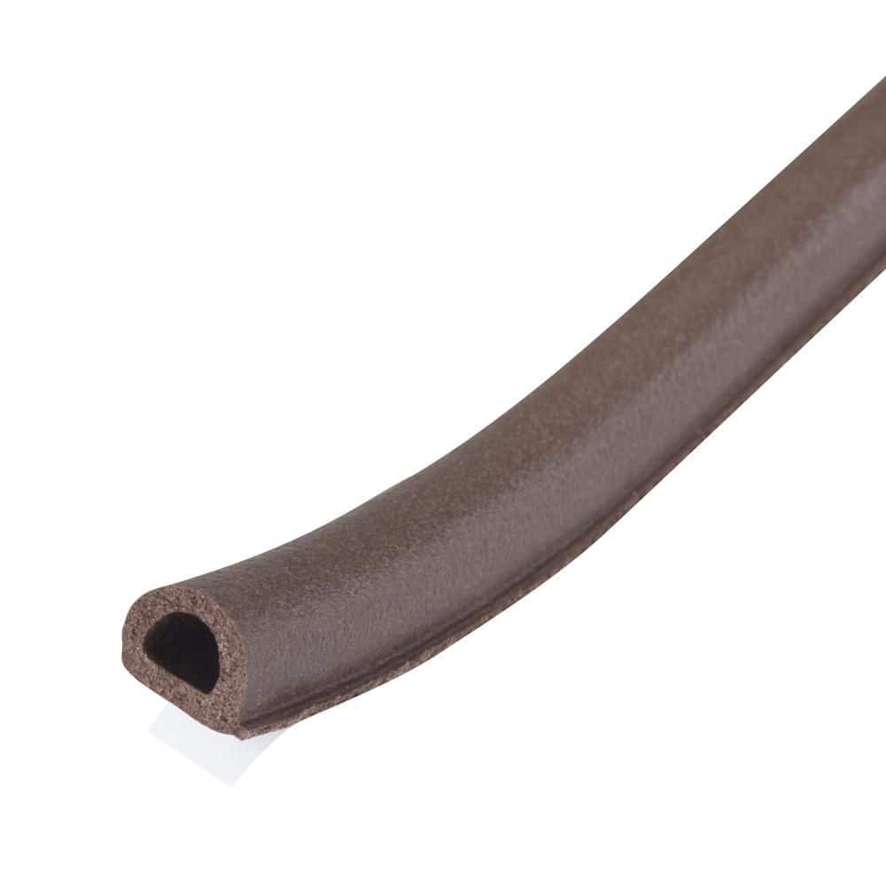 M-D Building Products 05685 1/4 in. x 5/16 in. x 17 ft. Brown Premium Thermoplastic Rubber PLATINUM™ Window Seal for Medium Gaps