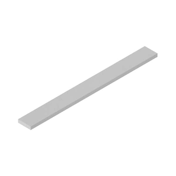 Keyport Shaker 3 in. W x 0.75 in. D x 30 in. H in White Solid Wood Cabinet Filler