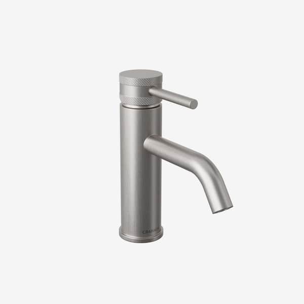 ANGELSEY Single Hole Single Handle Bathroom Faucet with Pop-up Drain in Brushed Nickel