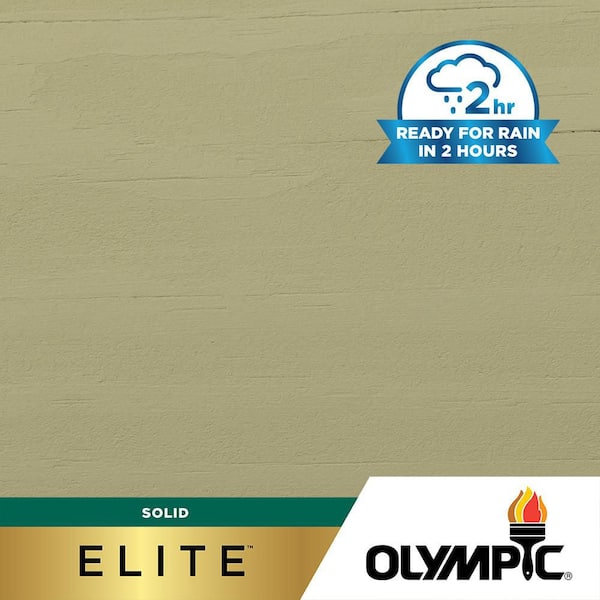 Olympic Elite 1 gal. SC-1031 Eucalyptus Solid Advanced Exterior Stain and Sealer in One