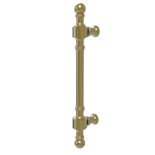 Allied Brass Retro Dot Collection 8 in. Center-to-Center Beaded Door Pull in Satin Brass
