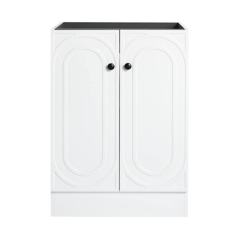 23.25 in. W Freestanding Bath Vanity Cabinet without Top in White with 2-Soft-Close Doors price history on PriceWatchPro