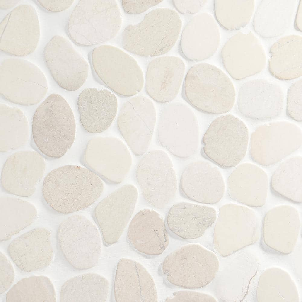 Ivy Hill Tile Countryside White Sliced Round 4 in. x 6 in. Mosaic Floor and  Wall Tile Sample EXT3RD105017 - The Home Depot