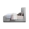 Best Master Furniture Bradbury Gray Wood Frame Queen Platform Bed with Boucle Cloud Fabric B1932GQ