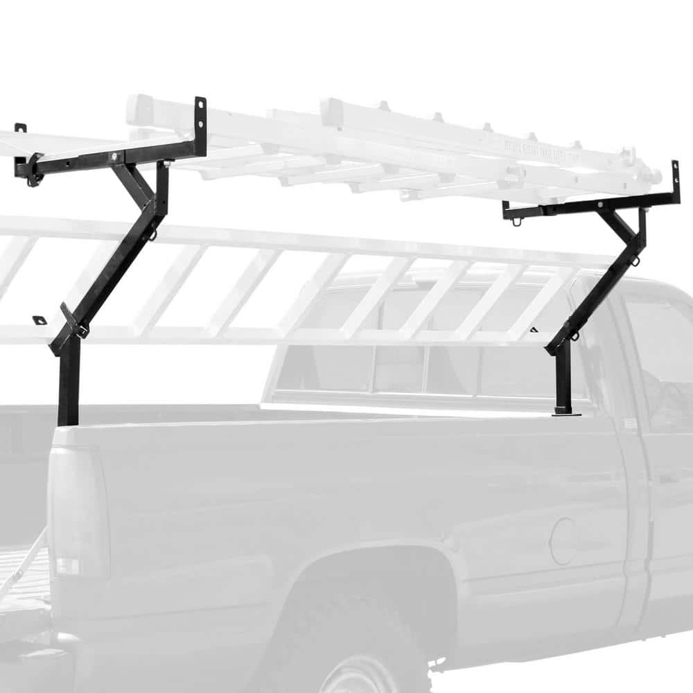 Pick up truck ladder rack w truck tool boxes and drawers - System