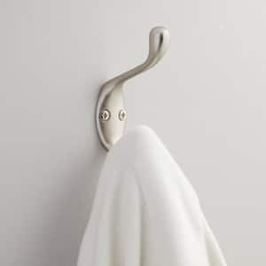 Satin Nickel Heavy-Duty Hook (3-Pack)