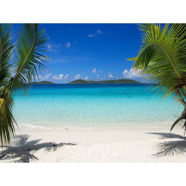 Oriental Furniture 31.5 in. x 23.5 in. "A Day at the Beach " Wall Art
