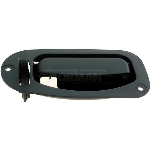 Unbranded Exterior Door Handle Rear Left Textured Black Super Cab