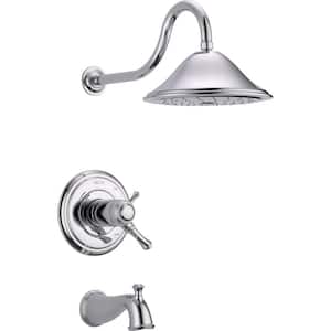 Cassidy TempAssure 17T Series 1-Handle Tub and Shower Faucet Trim Kit Only in Chrome (Valve Not Included)