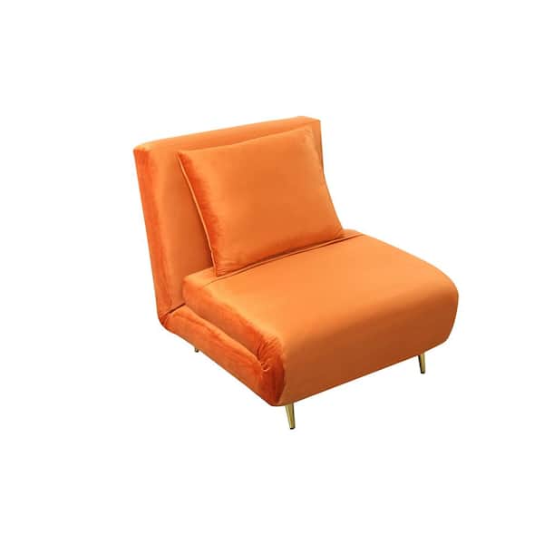 Orange Single Sofa Bed Baci Living Room