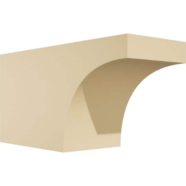 Ekena Millwork Standard Huntington 6 in. W x 8 in. H x 16 in. D Signature Urethane Rafter Tail Outlooker