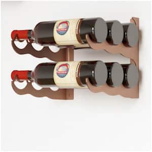 Eagle Edition 6-Bottle Wall Mounted Triple Row Wine Rack