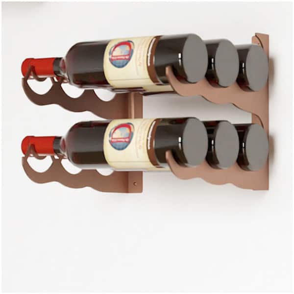 DI PRIMA USA Eagle Edition 6-Bottle Wall Mounted Triple Row Wine Rack