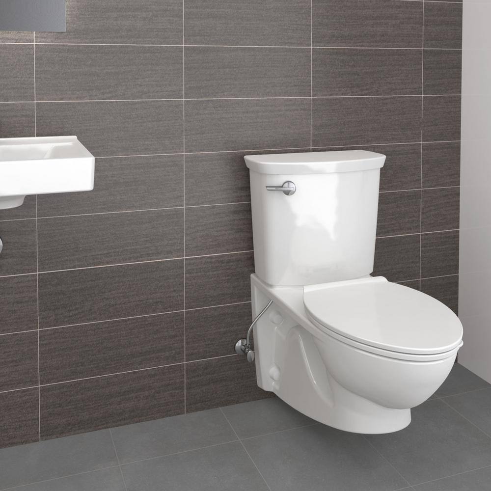 Glenwall VorMax White Elongated Wall Mounted Toilet