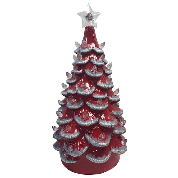14 in. OHIO STATE CERAMIC TREE