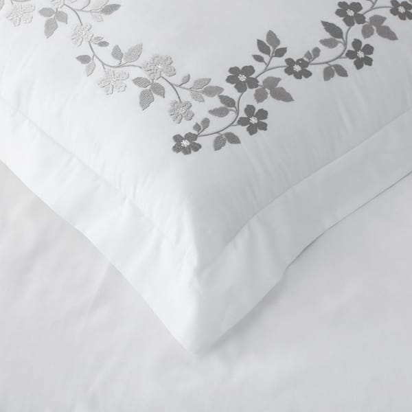 Legends Hotel Brighton Embroidered Egyptian Cotton Percale Sham