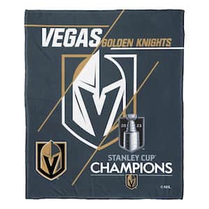 NHL Golden Knights 2023 Stanley Cup Champions Trick Play Silk Touch Multi-color Throw