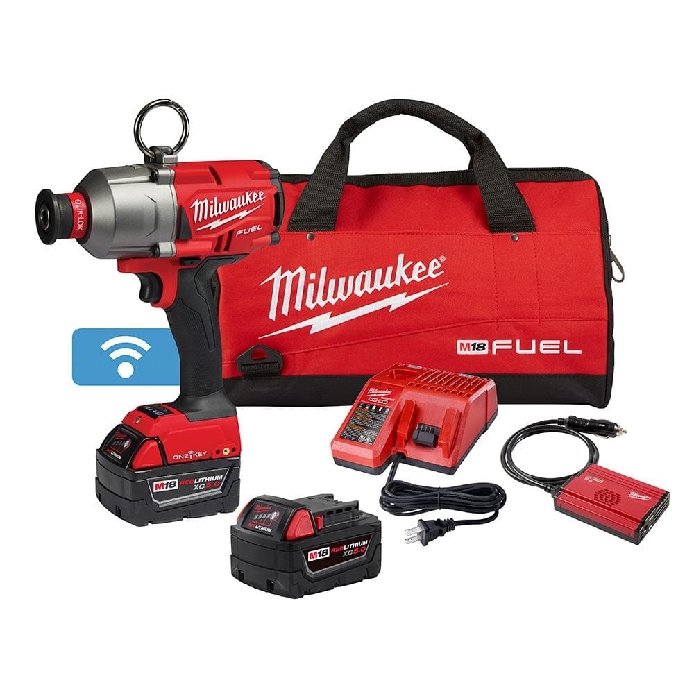 Milwaukee Tool - Cordless Impact Wrench: 18V, 1″ Drive, 0 to 2,450 BPM, 0  to 1,650 RPM - 10386761 - MSC Industrial Supply