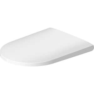 D-Neo Elongated Closed Front Toilet Seat in White