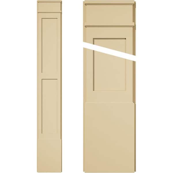 Ekena Millwork 2 in. D x 12 in. W x 82 in. L Primed Polyurethane Pilaster (1- Pack)