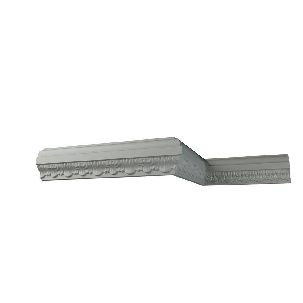 Oliver 94.5" Gray Polyurethane Crown Moulding