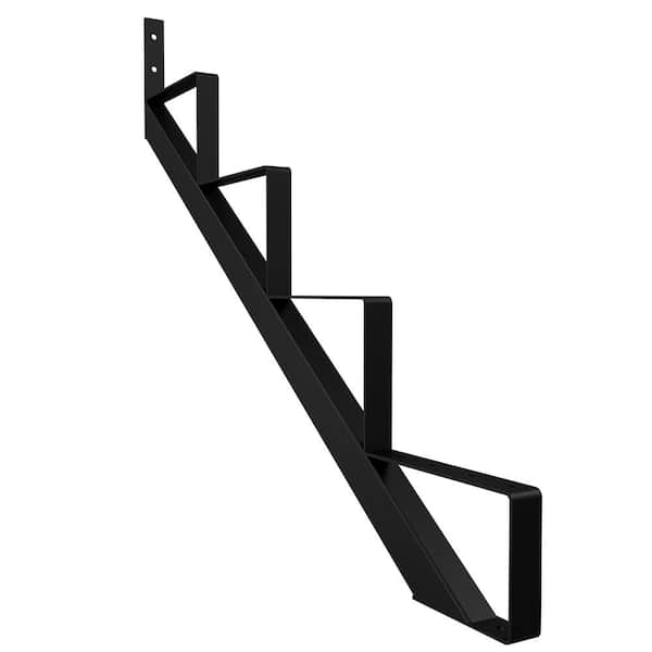 Peak Products 4-Step Powder-Coated Finished Steel Stair Riser (Includes 1 Stringer)