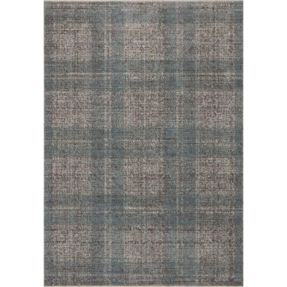 Ember 2 ft. 7 in. x 10 ft. Denim/Charcoal Contemporary Runner Rug price history on PriceWatchPro