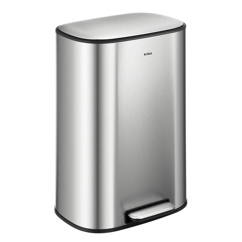 Wasteguard 13.2 Gal. Spot-Free Stainless Steel Household Trash Can price history on PriceWatchPro