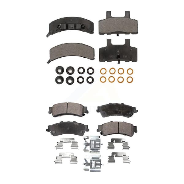 TEC Front Rear Ceramic Brake Pads Kit For GMC Yukon Cadillac 60 Special KTC-100323