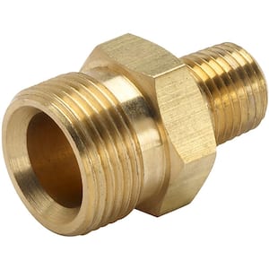 3/8 in. Male NPT x Male M22 Pressure Washer Hose to Trigger Coupler