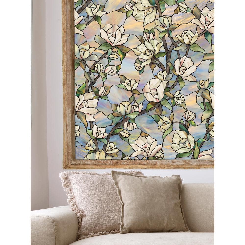24" x 36" Star Magnolia Window Film - Artscape