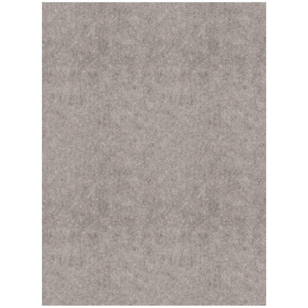 Premium Absorbent Non-Slip Rug Pad, Spill Protection and Floor Safety 8 ft. X 25 ft. Polyester Garage Flooring, Beige