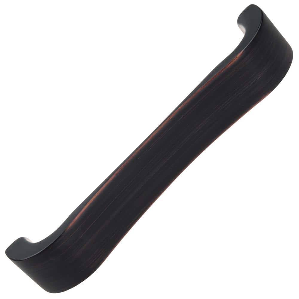 4-1/2 in. Center Oil Rubbed Bronze Smooth Curved Flat Cabinet Pull Handles (10-Pk) price history on PriceWatchPro
