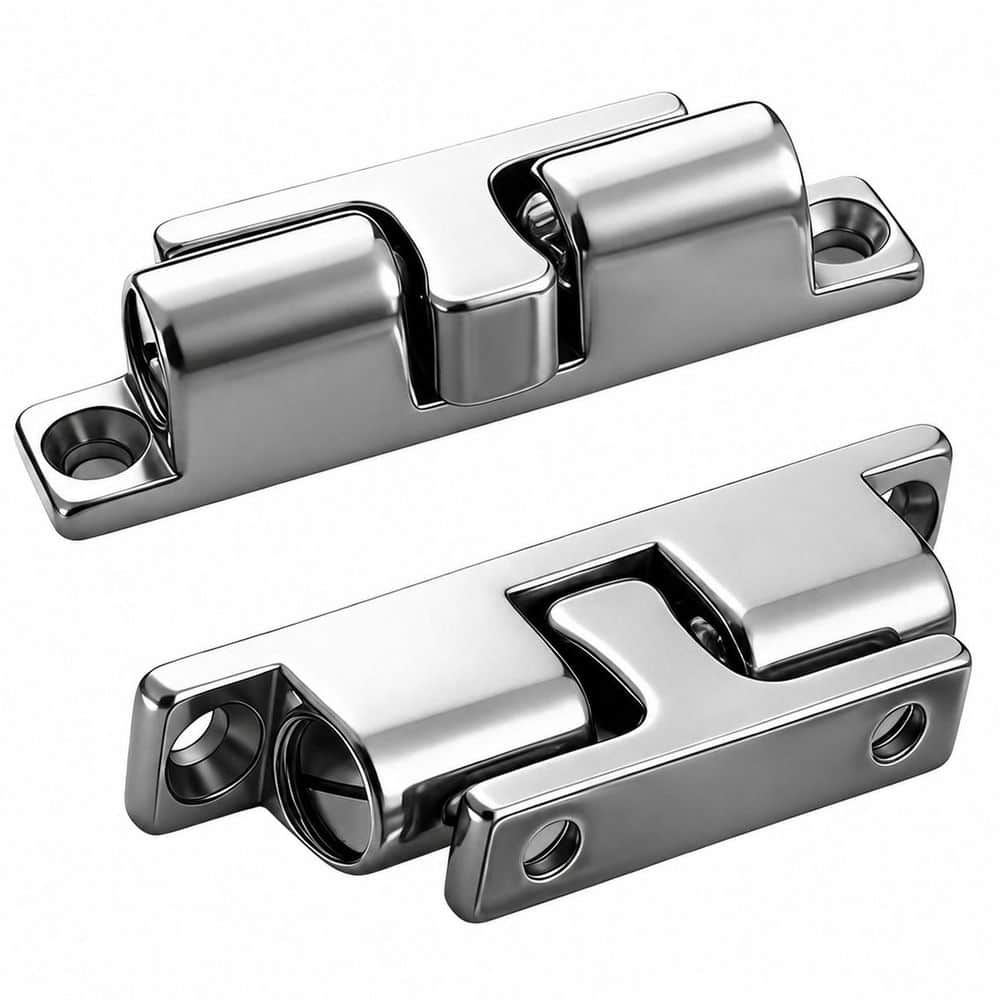 2.76 in. Silver Spring Double Ball Tension Roller Latch Door Catch Magnetic Stainless Steel Marine Grade 2-Pack price history on PriceWatchPro