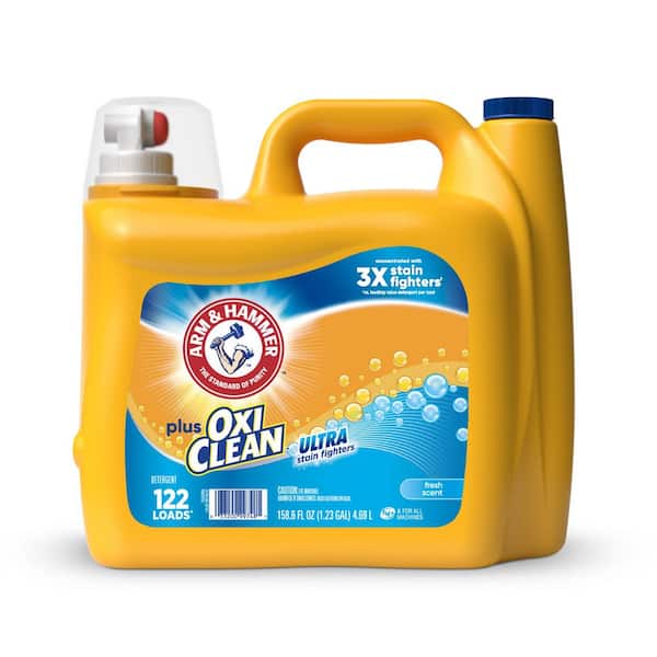 Fresh Scent Plus OxiClean Liquid Laundry Detergent, 158.6 fl. oz. (122-Loads)