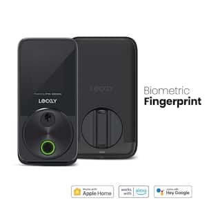 Lockly Vision 2K Video Zeno Matte Black Deadbolt Wi-Fi Doorbell